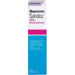 Magnesium Sandoz 243 mg Brausetabletten 20 St