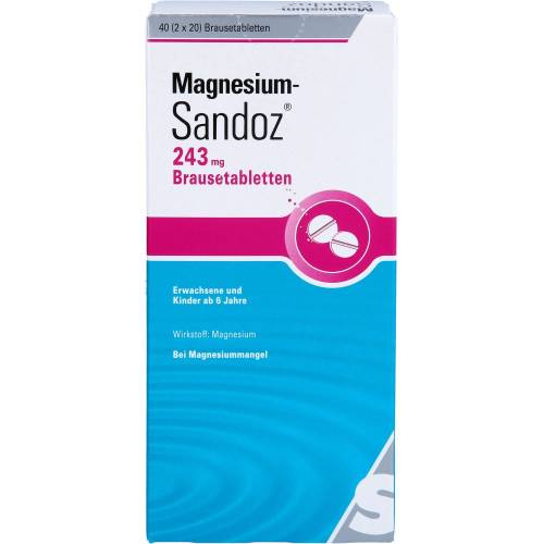 Magnesium Sandoz 243 mg Brausetabletten 40 St