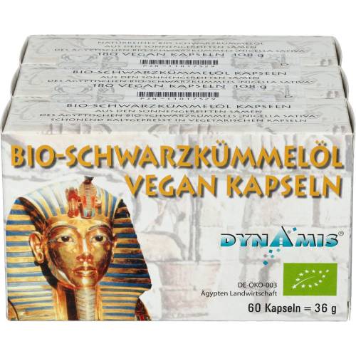 Schwarzkümmel Bio vegan Kapseln 180 St