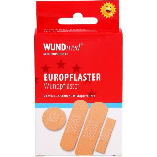 Euro Pflaster wasserabweisend 4 Größen 20 St
