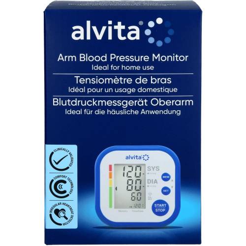 Alvita Blutdruckmessgerät Oberarm 1 St