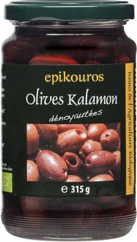 Masline Kalamata fara samburi, eco-bio, 315g - Epikouros