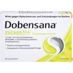 Dobensana zuckerfrei Zitronengesc.1,2mg/0,6mg Lut. 24 St