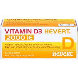 Vitamin D3 Hevert 2000 I.E. Tabletten 60 St
