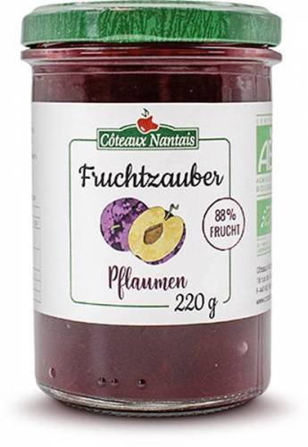 Gem de prune, eco-bio, 220 g, Fruchtzauber