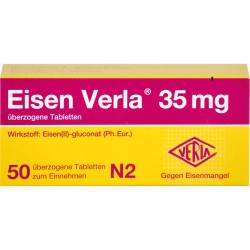 Eisen Verla 35 mg überzogene Tabletten 50 St