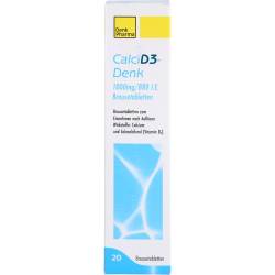 Calci D3-Denk 1.000 mg/880 I.E. Brausetabletten 20 St