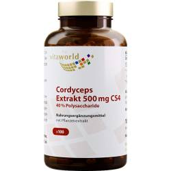Cordyceps Extrakt 500 mg Cs4 40% Polysacchar.Kaps. 100 St