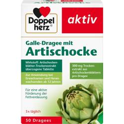 Doppelherz Galle-Dragee mit Artischocke 50 St