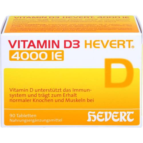 Vitamin D3 Hevert 4000 I.E. Tabletten 90 St