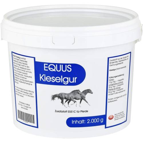 Kieselgur Equus Pulver f.Pferde 2000 g