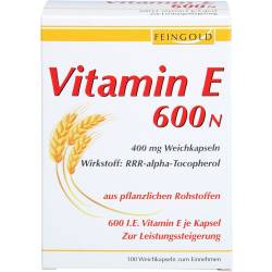 Vitamin E 600 N Weichkapseln 100 St
