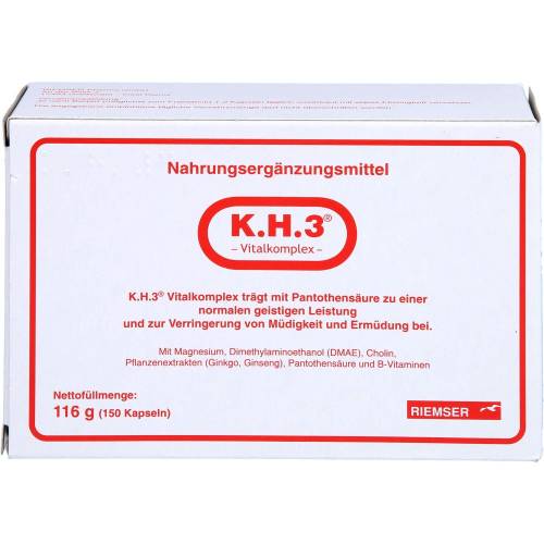 K.H.3 Vitalkomplex Kapseln 150 St