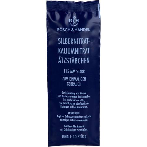 Silbernitrat-Kaliumnitr.Ätzstäb.Ätzstift 115mm st. 10 St