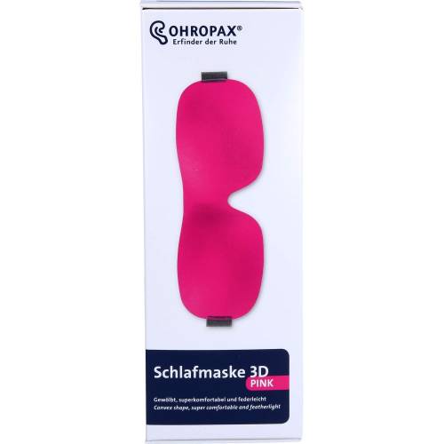 Ohropax Schlafmaske 3D pink 1 St