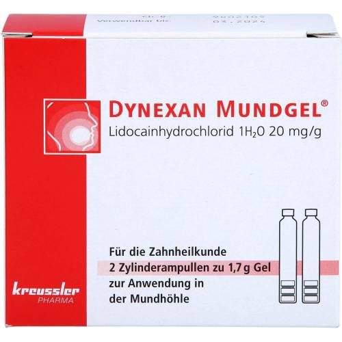 Dynexan Mundgel Zylinderampullen 3,4 g