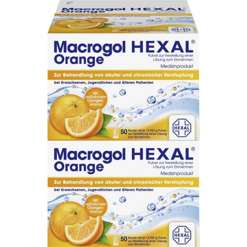 Macrogol Hexal Orange Plv.z.Her.e.Lsg.z.Einn.Btl. 100 St