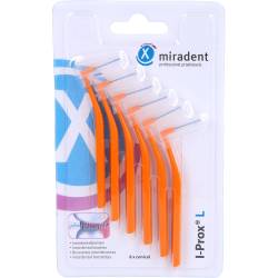 Miradent Interdentalbürste I-Prox L 0,8 mm orange 6 St