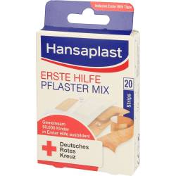 Hansaplast Erste Hilfe Pflaster Mix 20 St