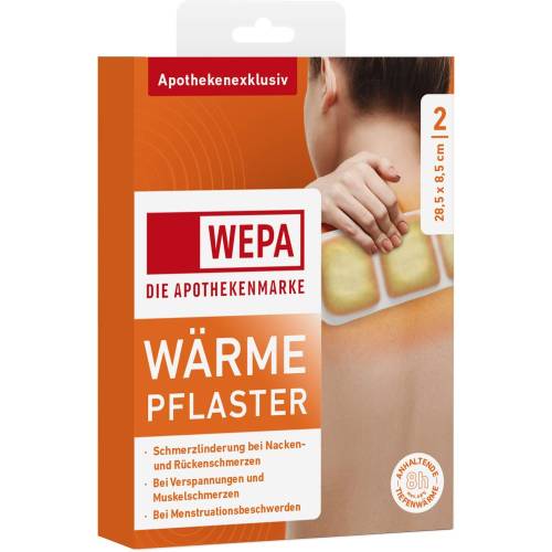 Wärmepflaster Nacken/Rücken 8,5x28,5 cm Wepa 2 St