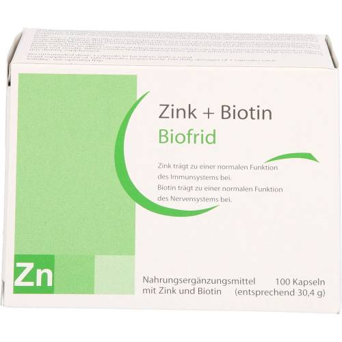 Zink+Biotin Kapseln 100 St