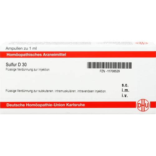 Sulfur D 30 Ampullen 8 ml