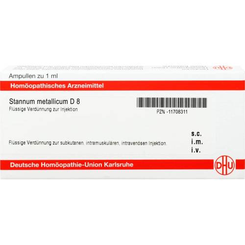 Stannum Metallicum D 8 Ampullen 8 ml