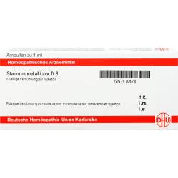 Stannum Metallicum D 8 Ampullen 8 ml