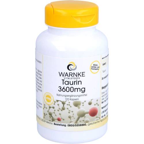 Taurin 3600 mg Kapseln 120 St