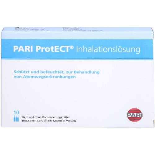 Pari ProtEct Inhalationslösung mit Ectoin Ampullen 25 ml
