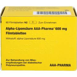 Alpha Liponsäure Aaa- Pharma 600 mg Filmtabletten 60 St