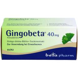 Gingobeta 40 mg Filmtabletten 60 St