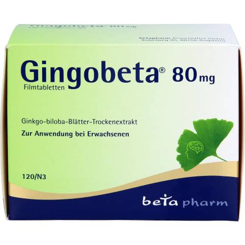 Gingobeta 80 mg Filmtabletten 120 St
