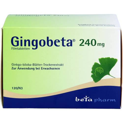Gingobeta 240 mg Filmtabletten 120 St