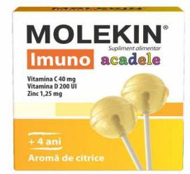 MOLEKIN IMUNO +4ANI AROMA CITRICE 12 ACADELE - ZDROVIT