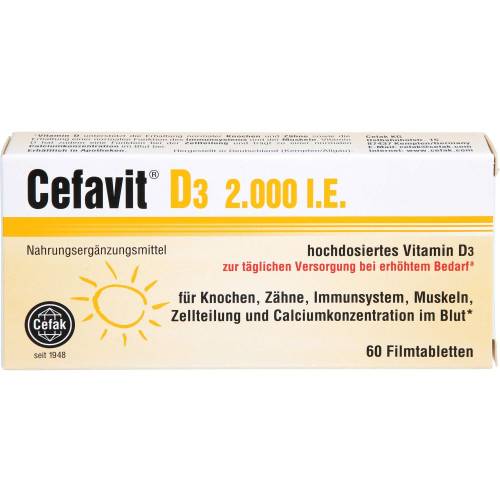 Cefavit D3 2.000 I.E. Filmtabletten 60 St