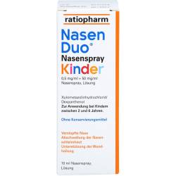 Nasenduo Nasenspray Kinder 10 ml