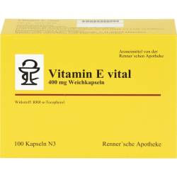 Vitamin E Vital 400 mg Rennersche Apotheke Weichk. 100 St