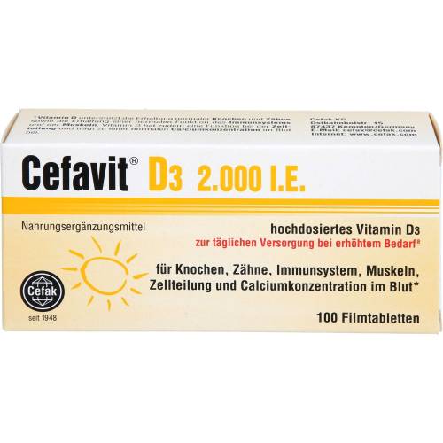 Cefavit D3 2.000 I.E. Filmtabletten 100 St
