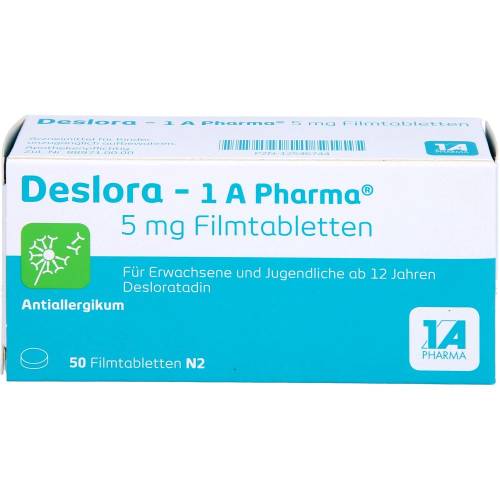 Deslora-1A Pharma 5 mg Filmtabletten 50 St