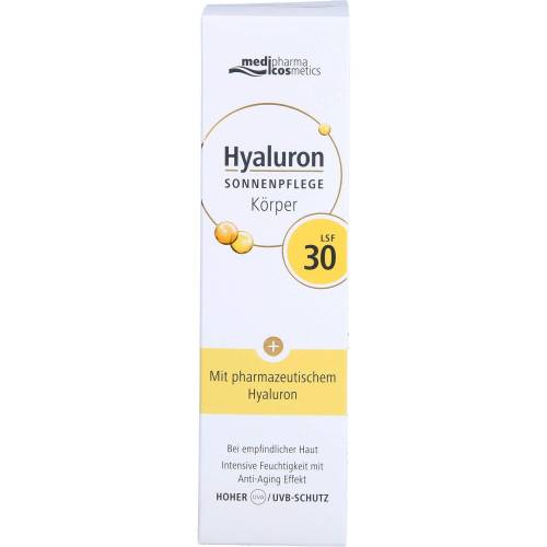 Hyaluron Sonnenpflege Körper Creme Lsf 30 150 ml