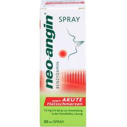 Neo-Angin Benzydamin Spray gegen akute Halsschmer. 30 ml
