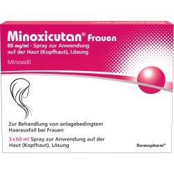 Minoxicutan Frauen 20 mg/ml Spray 180 ml