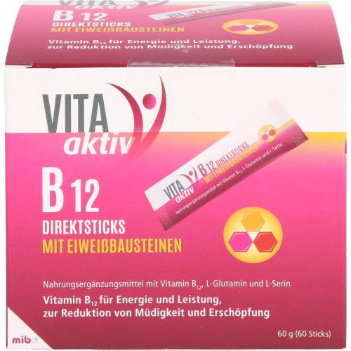 Vita Aktiv B12 Direktsticks mit Eiweißbausteinen 60 St