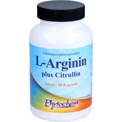 L-Arginin Plus Citrullin hochdosiert Kapseln 90 St