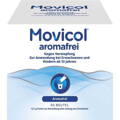 Movicol aromafrei Plv.z.Her.e.Lsg.z.Einnehmen Mp 50 St