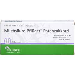 Milchsäure Pflüger Potenzakkord Inj.-Lsg.Amp. 10 St