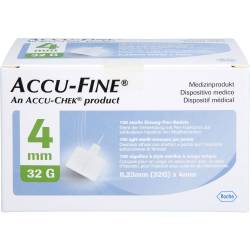 Accu Fine sterile Nadeln f.Insulinpens 4 mm 32 G 100 St