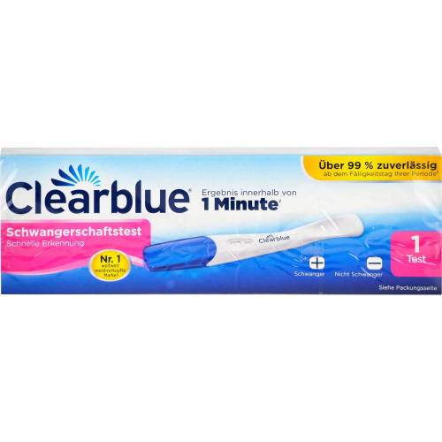 Clearblue Schwangerschaftstest schnelle Erkennung 1 St
