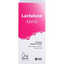 Lactulose Aiwa 670 mg/ml Lösung zum Einnehmen 500 ml
